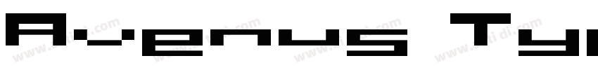 Avenus Type Regular字体转换